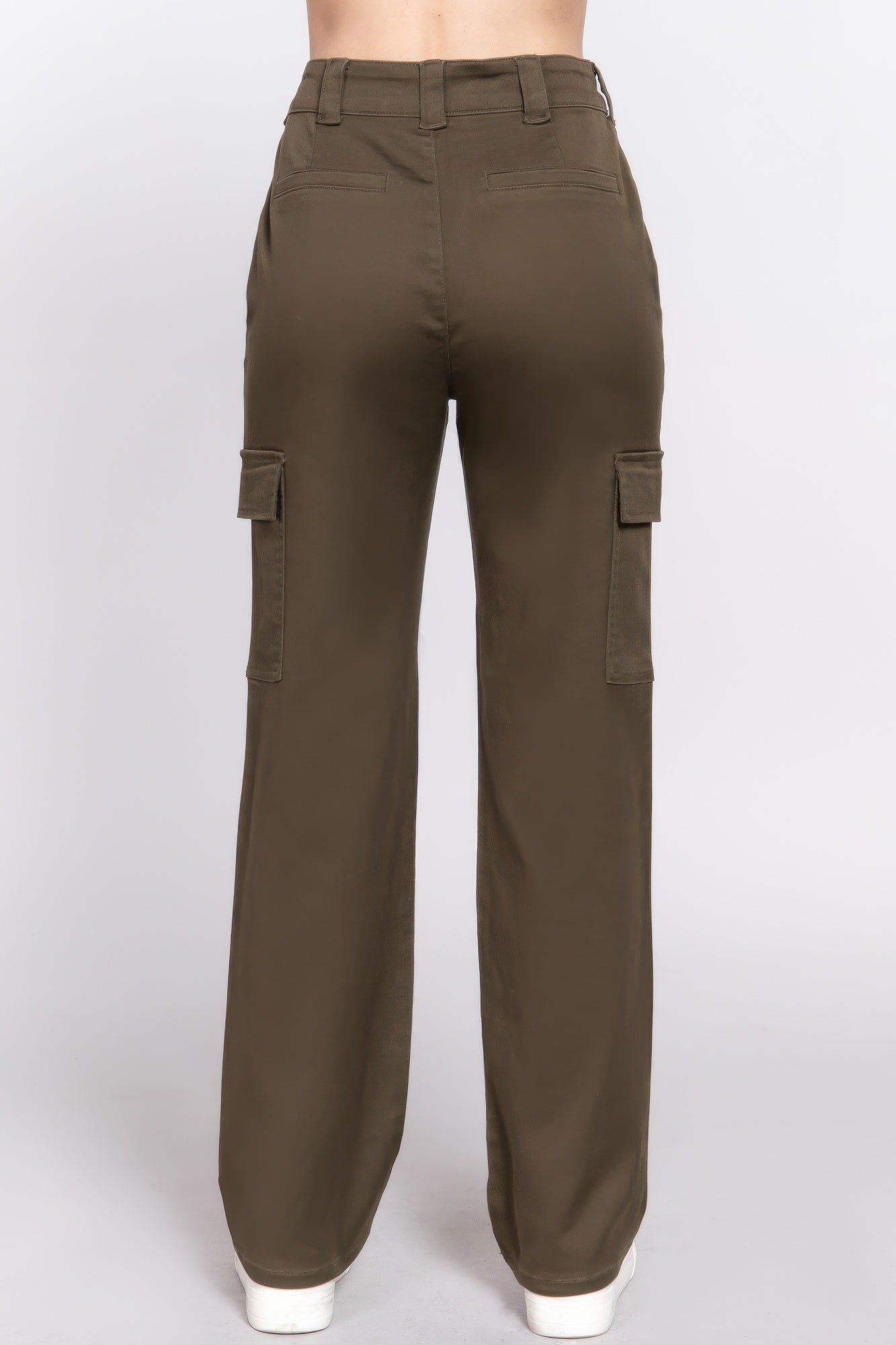 VacationGrabs Women's Casual Straight Leg Trousers