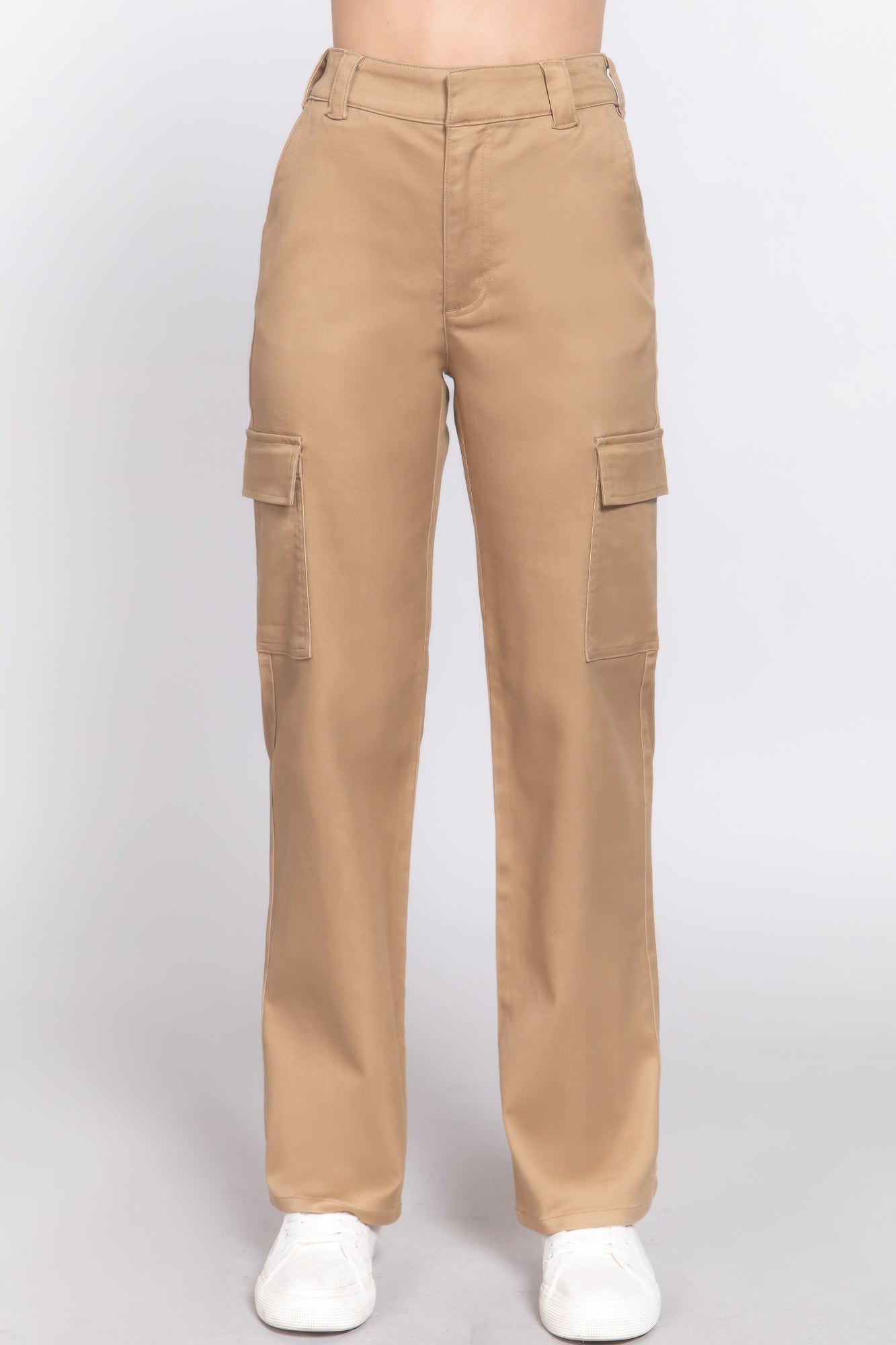 VacationGrabs Women's Casual Straight Leg Trousers