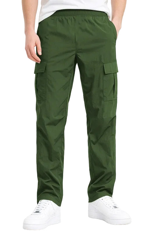 Men's Nylon Cargo Pants for Travel and Adventure