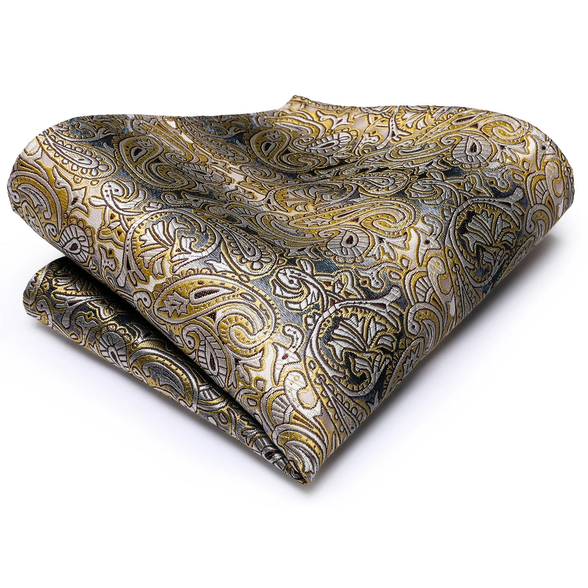 Luxury Tie Silk with Elegant Paisley Design for Men