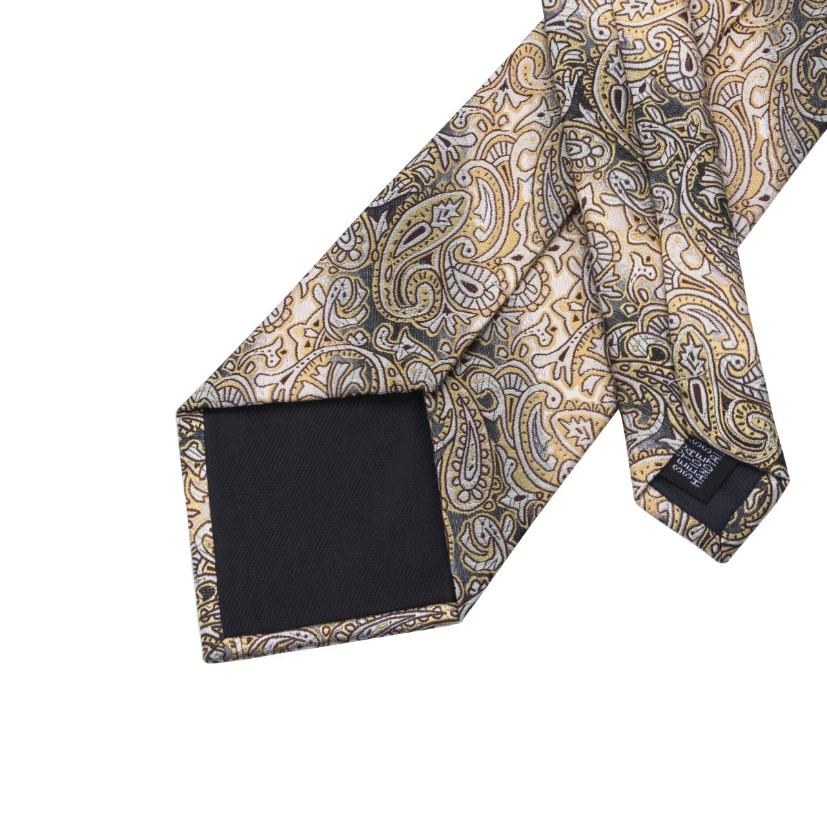 Luxury Tie Silk with Elegant Paisley Design for Men