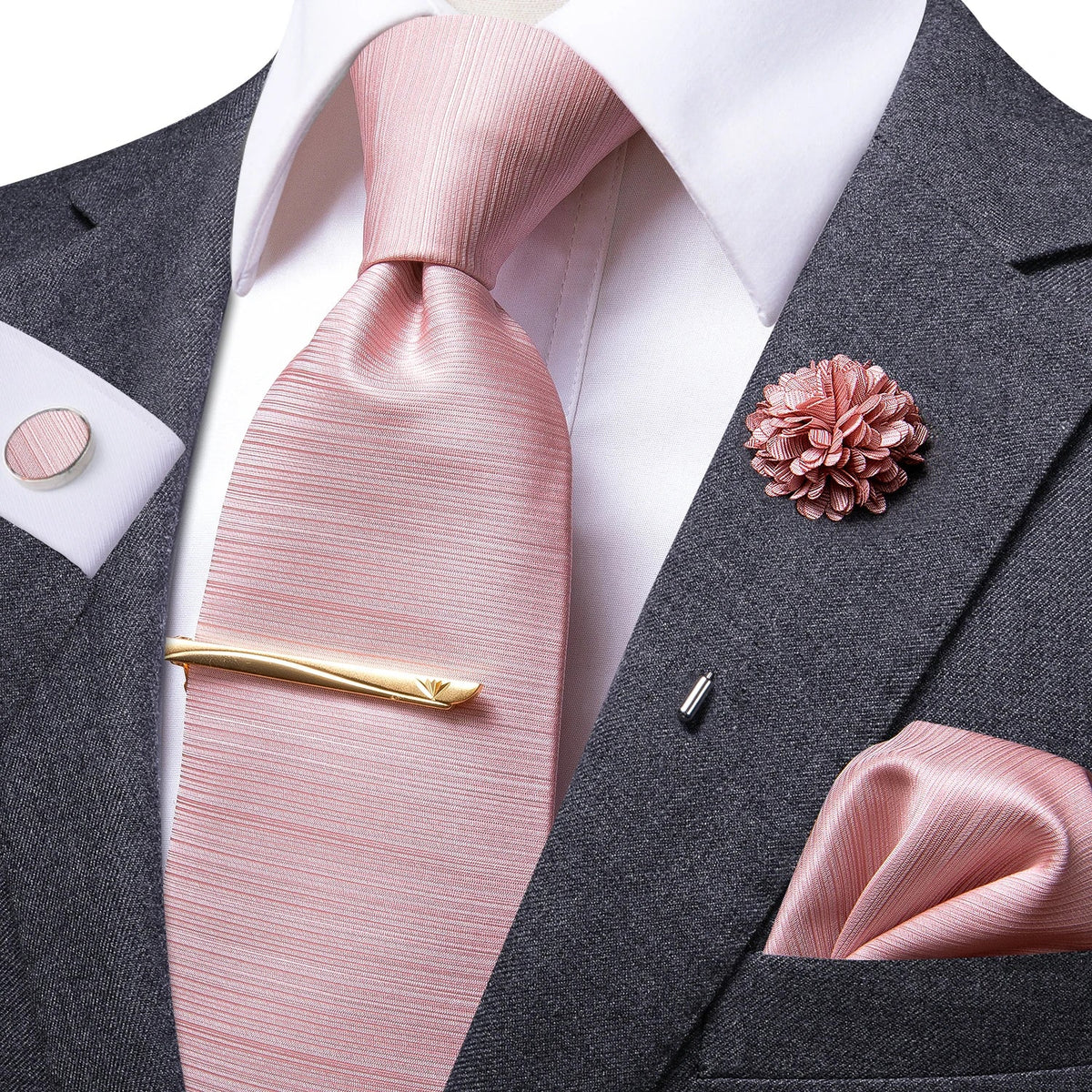 Luxury Tie Silk with Elegant Paisley Design for Men