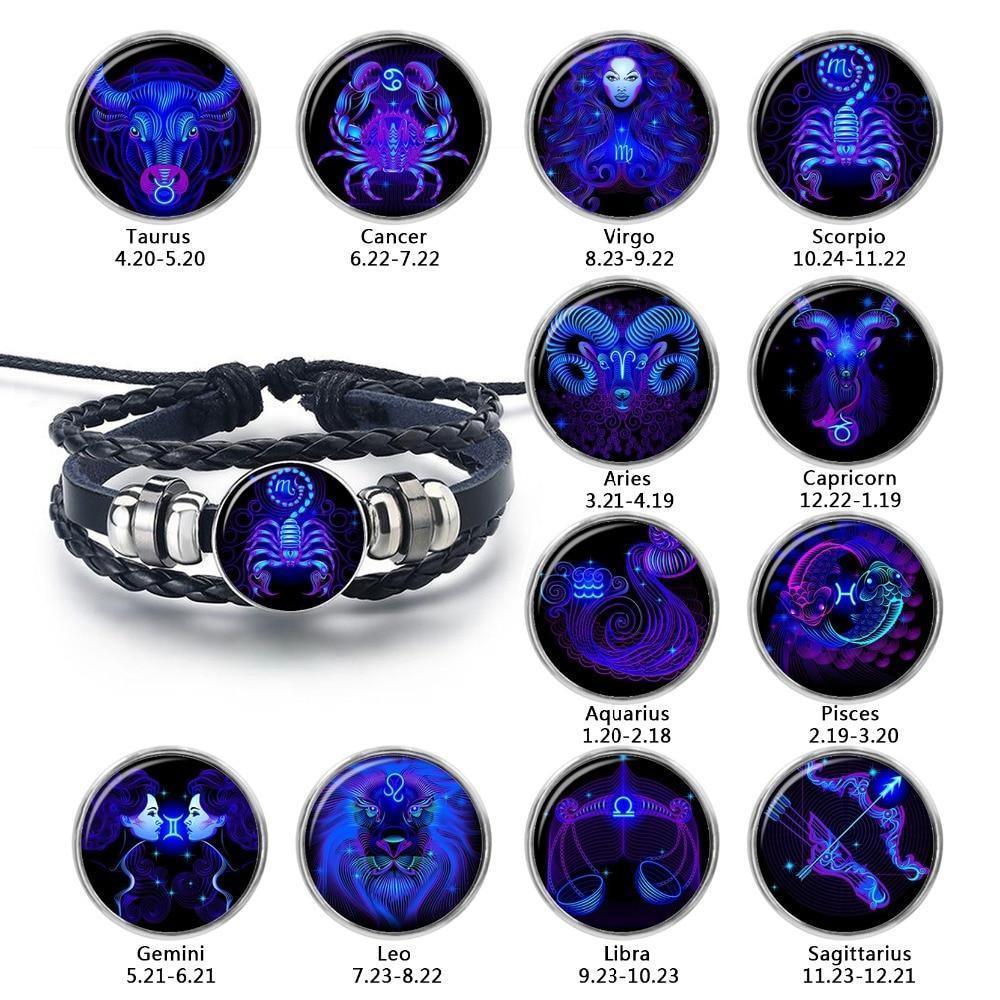 Unique Zodiac Sign Wristbands by VacationGrabs