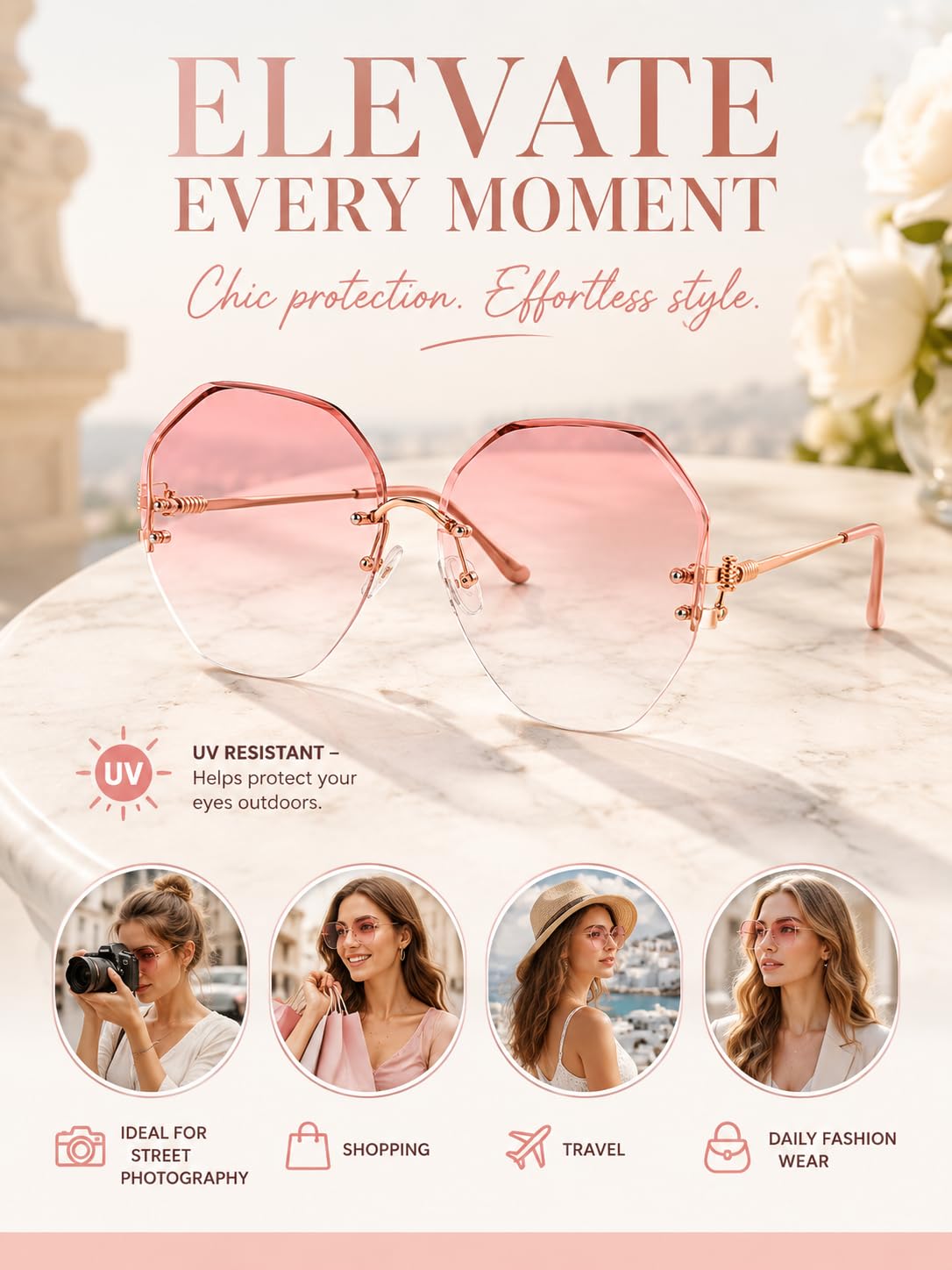Trendy Women Sunglasses for Vacation Adventures