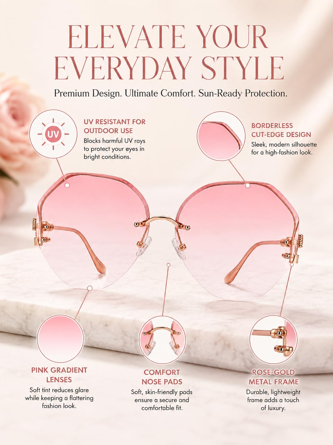 Trendy Women Sunglasses for Vacation Adventures
