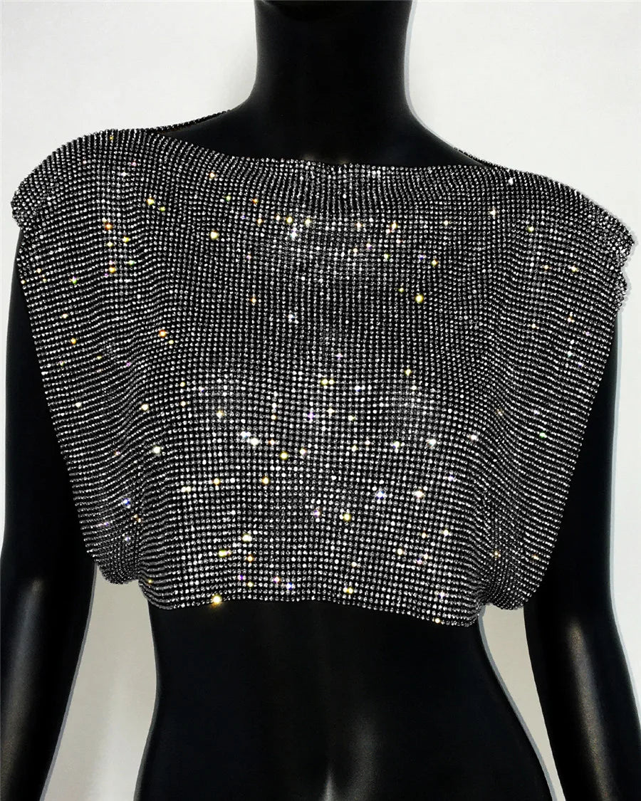 Shimmering Women's Clubwear Tops for Night Out