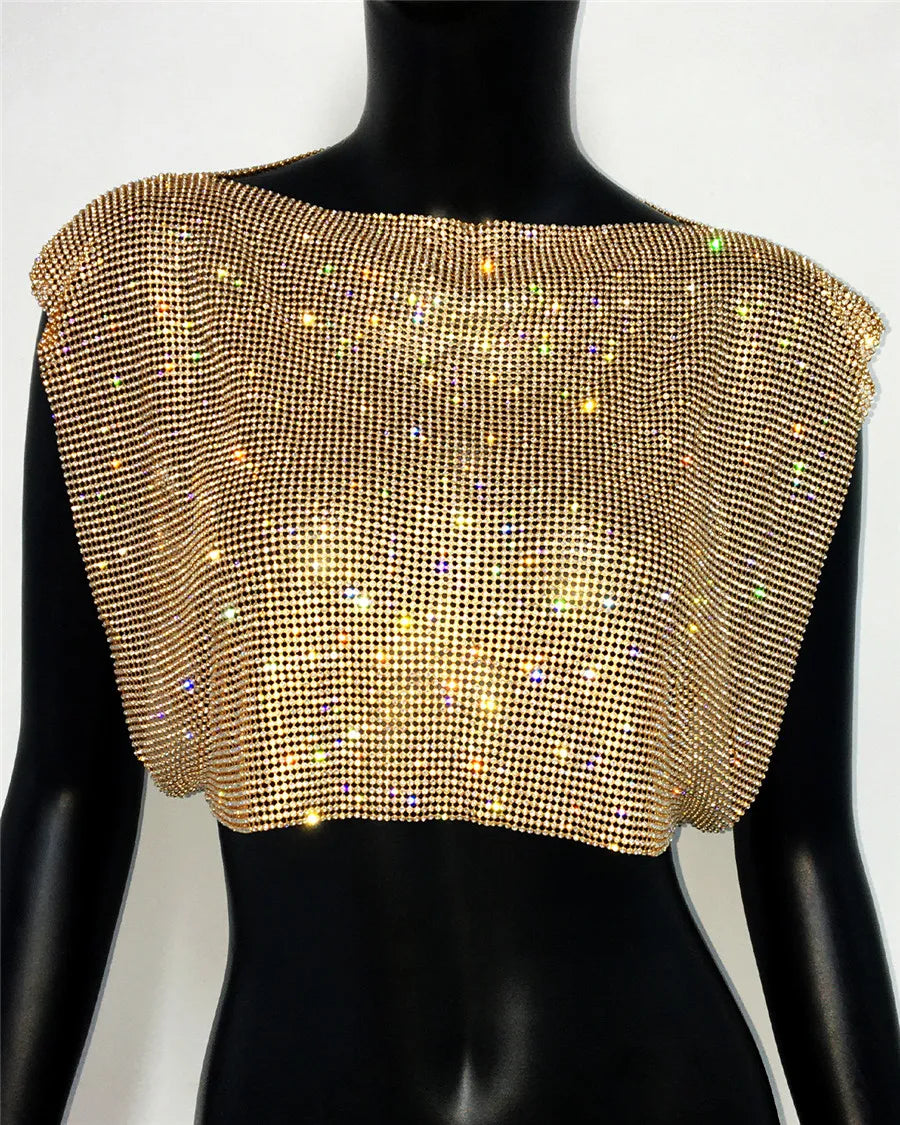 Shimmering Women's Clubwear Tops for Night Out