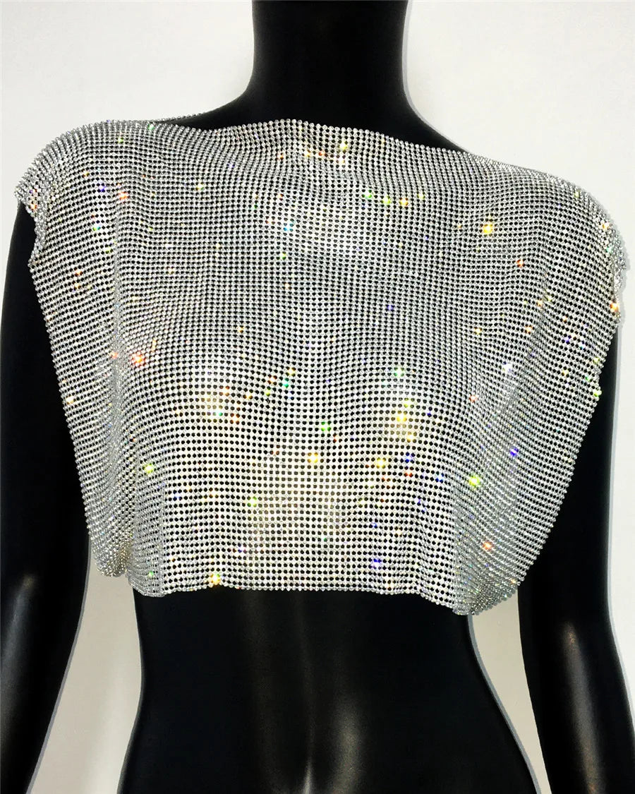 Shimmering Women's Clubwear Tops for Night Out