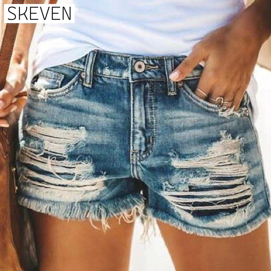 Women's Jeans Shorts Denim Light Blue __stock:200 bottoms refund_fee:1200