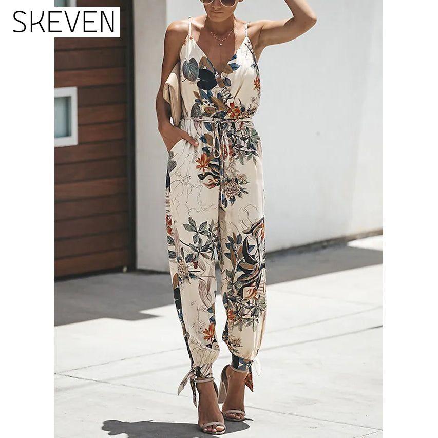 Women's Sexy Casual Daily V Neck Jumpsuit White __stock:200 casual dresses clothes dresses refund_fee:1200