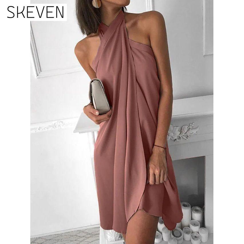 Women's Shift Dress Short Mini Dress Khaki __stock:200 casual dresses clothes dresses refund_fee:1200