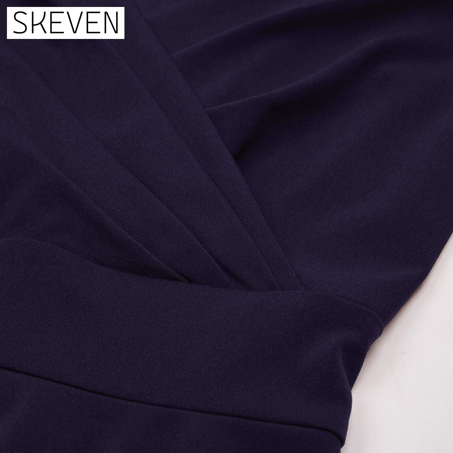 Women's Sleeveless Wrap V-Neck A-line Bridesmaid Cocktail Party Dress __stock:200 casual dresses clothes dresses refund_fee:1200