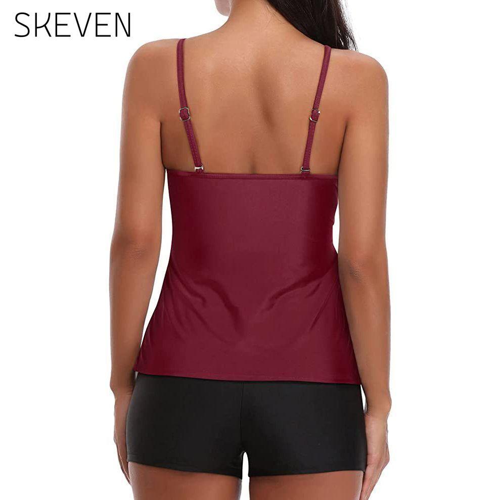 Women's Tankini Two Piece Tummy Control Bathing Suit __stock:200 clothes Low stock refund_fee:1200 tops