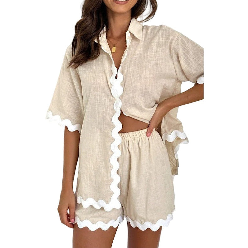 Vacation Outfits for Women -  Womens Vacation Shorts Set