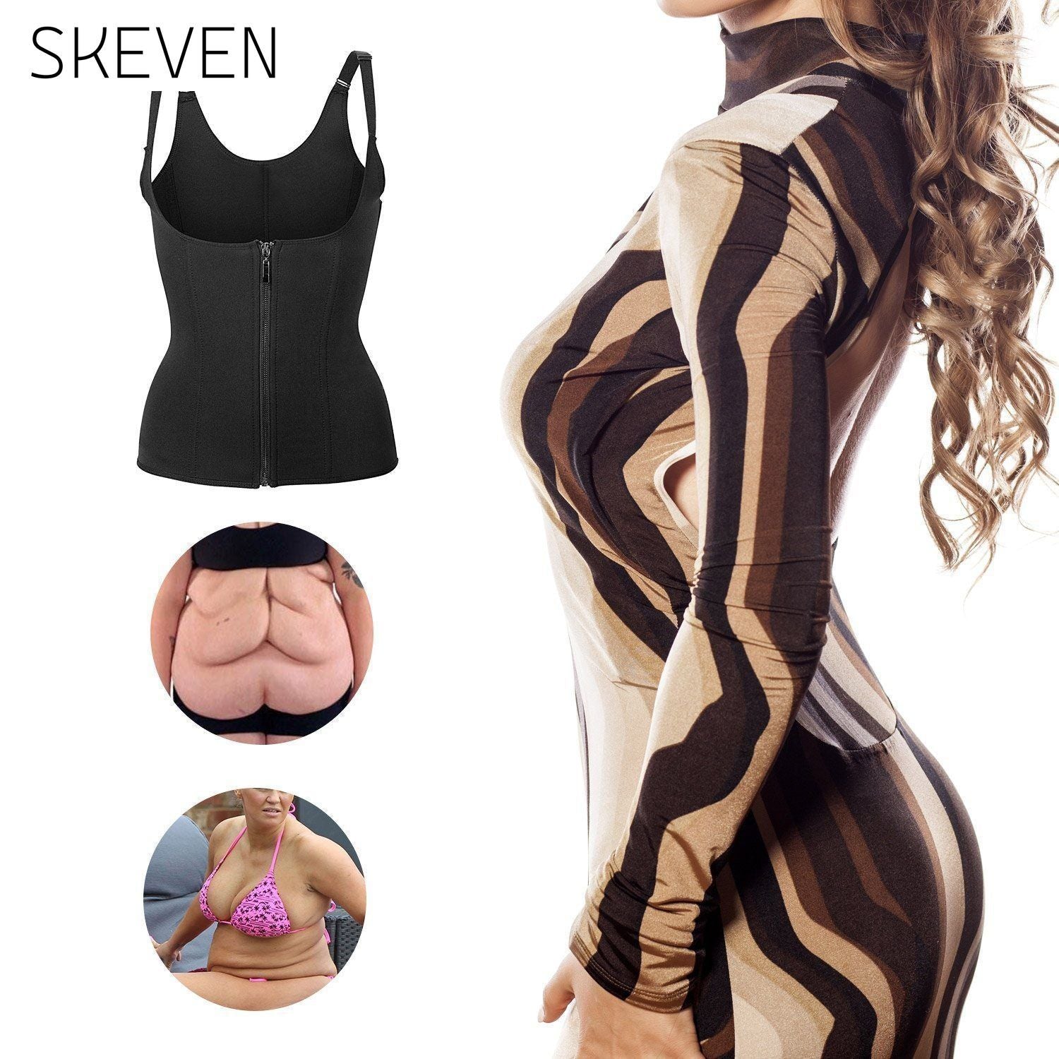 Zippered Waist Trainer Corset __stock:50 lingerie refund_fee:1200