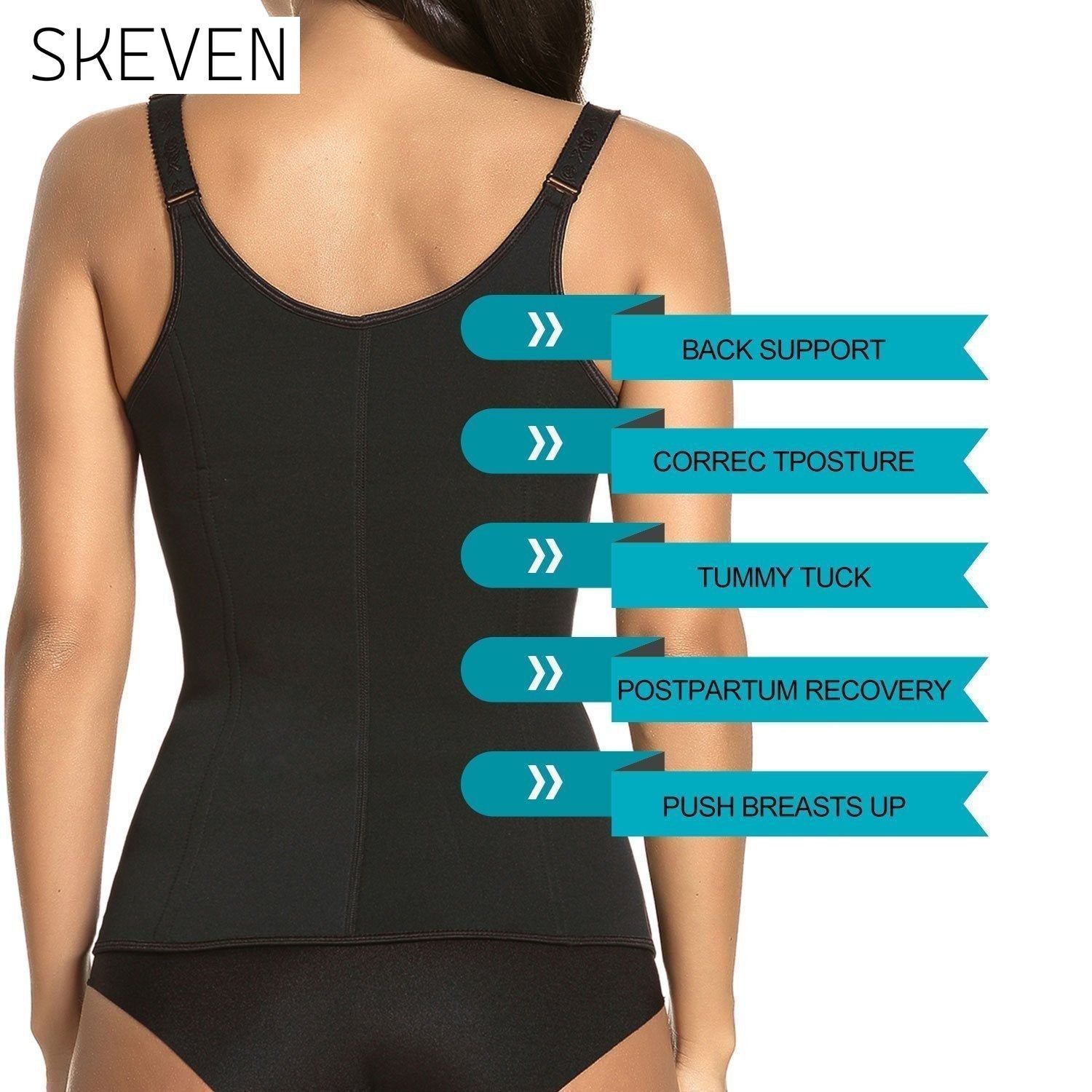 Zippered Waist Trainer Corset __stock:50 lingerie refund_fee:1200