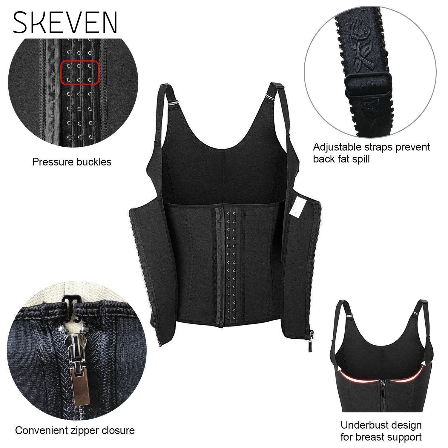 Zippered Waist Trainer Corset __stock:50 lingerie refund_fee:1200