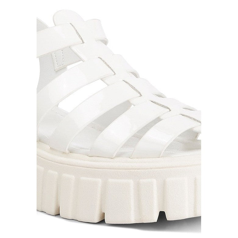 Zurie Chunky Gladiator Sandals - Trendy Green