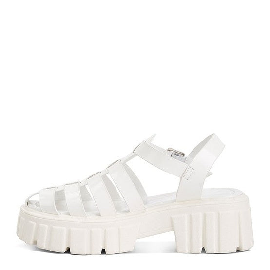 Zurie Chunky Gladiator Sandals - Trendy Green