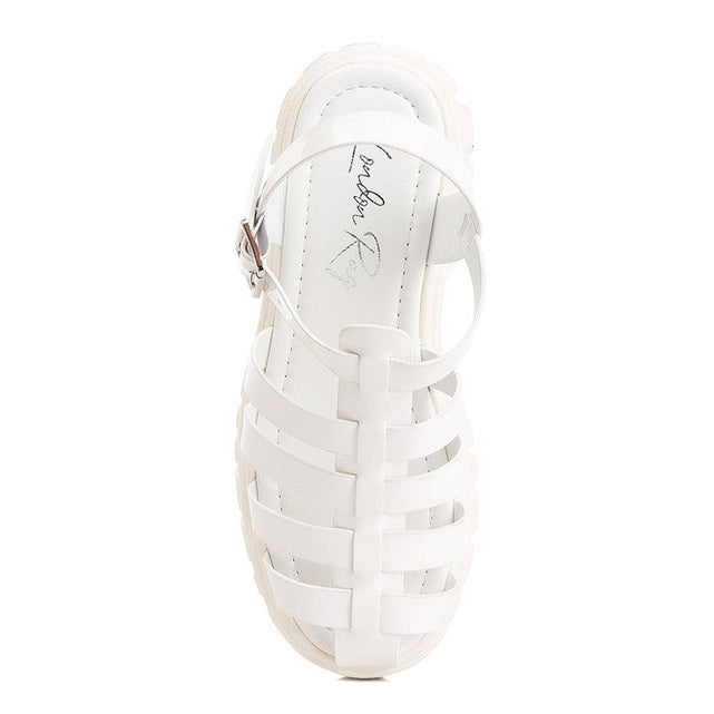 Zurie Chunky Gladiator Sandals - Trendy Green